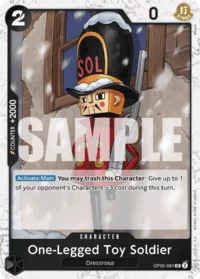 One-Legged Toy Soldier - OP05-081 - UC Jolly Roger Foil (PRB01)