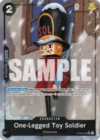 One-Legged Toy Soldier - OP05-081 - UC Full Art (PRB01)