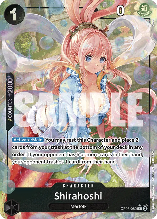 Shirahoshi - OP05-082 - R Alternate Art(PRB01)