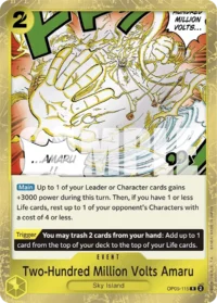 Two-Hundred Million Volts Amaru - OP05-115 - R Textured Foil (PRB01)