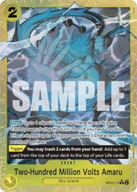 Two-Hundred Million Volts Amaru - OP05-115 - R Alternate Art (PRB01)