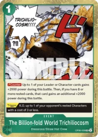 The Billion-fold World Trichiliocosm - OP06-038 - UC Textured Foil (PRB01)