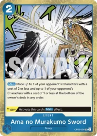 Ama no Murakumo Sword - OP06-056 - UC Textured Foil (PRB01)