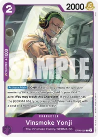 Vinsmoke Yonji - OP06-066 - C (PRB01)