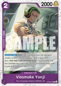Vinsmoke Yonji - OP06-066 - C Jolly Roger Foil (PRB01)