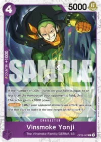 Vinsmoke Yonji - OP06-067 - R Jolly Roger Foil (PRB01)