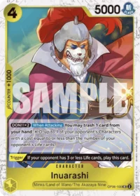 Inuarashi - OP06-100 - UC Jolly Roger Foil (PRB01)