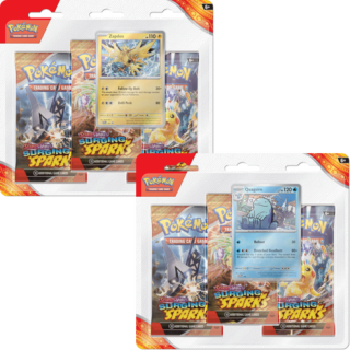 Pokémon TCG: 3pack blister Surging Sparks - Español (Envío Al azar)