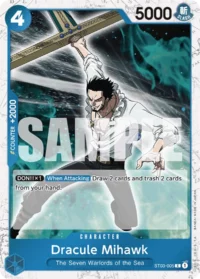 Dracule Mihawk - ST03-005 - C Jolly Roger Foil (PRB01)