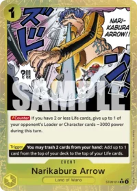 Narikabura Arrow - ST09-014 - C Jolly Roger Foil (PRB01)