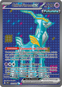 Iron Crown ex - 191/162 - Full Art Secret Rare - Portugués