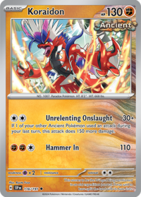 Koraidon - 116/191 - Uncommon - Inglés