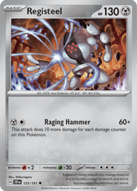 Registeel - 125/191 - Uncommon Reverse Holo - Inglés
