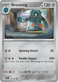 Bronzong - 127/191 - Common Reverse Holo - Inglés