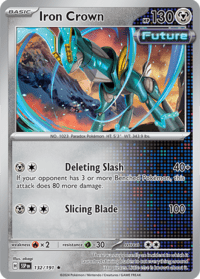 Iron Crown - 132/191 - Reverse Holo Rare - Inglés
