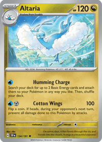 Altaria - 134/191 - Uncommon Reverse Holo - Inglés
