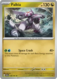 Palkia - 136/191 - Holo Rare - Inglés
