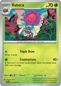 Rabsca - 014/191 - Reverse Holo Rare - Inglés