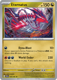 Eternatus - 141/191 - Reverse Holo Rare - Inglés