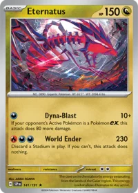 Eternatus - 141/191 - Holo Rare - Inglés