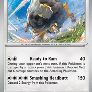 Bouffalant - 151/191 - Common - Inglés