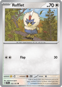 Rufflet - 152/191 - Common Reverse Holo - Inglés