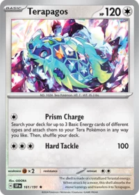 Terapagos - 161/191 - Holo Rare - Inglés
