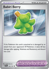 Babiri Berry - 163/191 - Uncommon Reverse Holo - Inglés