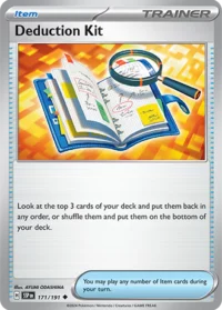Deduction Kit - 171/191 - Uncommon - Inglés