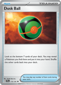 Dusk Ball - 175/191 - Uncommon Reverse Holo - Inglés