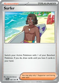 Surfer - 187/191 - Uncommon Reverse Holo - Inglés