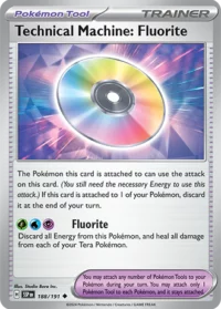 Technical Machine: Fluorite - 188/191 - Uncommon Reverse Holo - Inglés