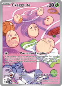 Exeggcute - 192/191 - Illustration Rare - Inglés