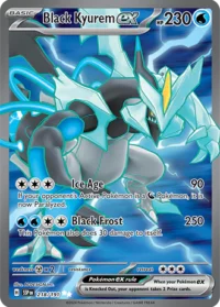 Black Kyurem ex - 218/191 - Full Art Secret Rare - Inglés