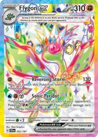 Flygon ex - 222/191 - Full Art Secret Rare - Inglés