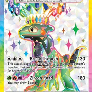 Cyclizar ex - 228/191 - Full Art Secret Rare - Inglés