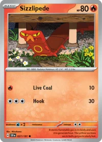 Sizzlipede - 027/191 - Common - Inglés