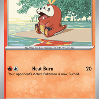 Fuecoco - 029/191 - Common Reverse Holo - Inglés