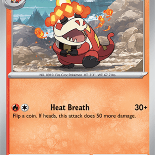 Crocalor - 030/191 - Common Reverse Holo - Inglés