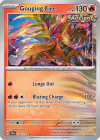 Gouging Fire - 038/191 - Holo Rare - Inglés