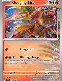 Gouging Fire - 038/191 - Holo Rare - Inglés