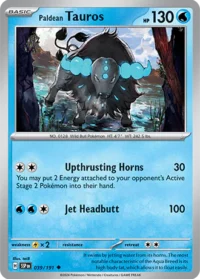 Paldean Tauros - 039/191 - Uncommon - Inglés