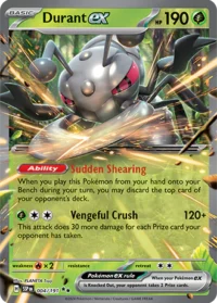 Durant ex - 004/191 - Ultra Rare - Inglés