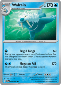 Walrein - 045/191 - Uncommon Reverse Holo - Inglés