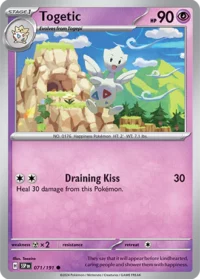 Togetic - 071/191 - Common Reverse Holo - Inglés