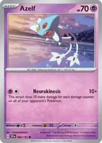 Azelf - 080/191 - Common Reverse Holo - Inglés