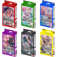 ONE PIECE CARD GAME: Pack Starter deck ST15 al 20 [1 de cada uno]