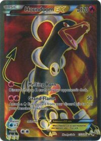 Houndoom EX - 153/162 - Full Art Ultra Rare - Inglés