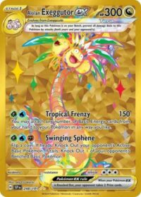 Alolan Exeggutor ex - 248/191 - Gold Secret Rare - Inglés