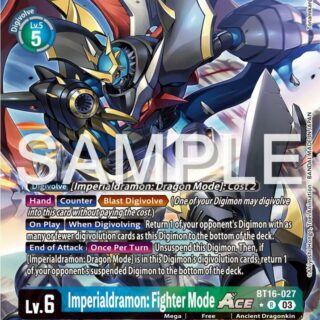 Imperialdramon: Fighter Mode Ace (Alternate Art) - BT16-027 R